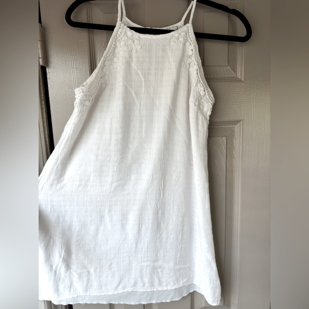 White Dress with lace accents